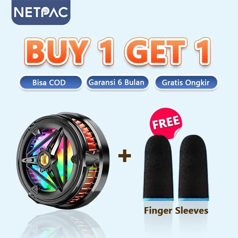 NETPAC Funcooler X18 Pendingin HP Magnetic RGB