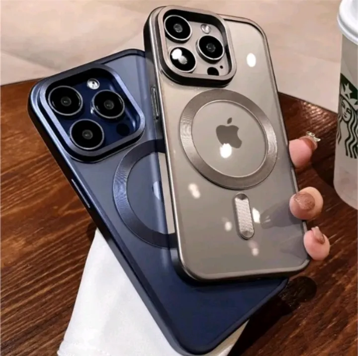 Casing Ponsel Magnetik Matte Mewah