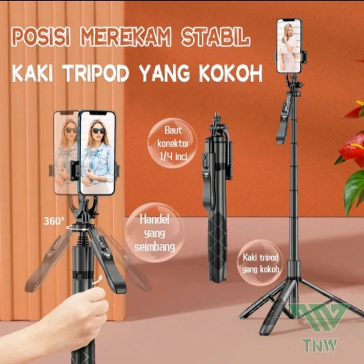 Tongsis Tripod Bluetooth TNW L16